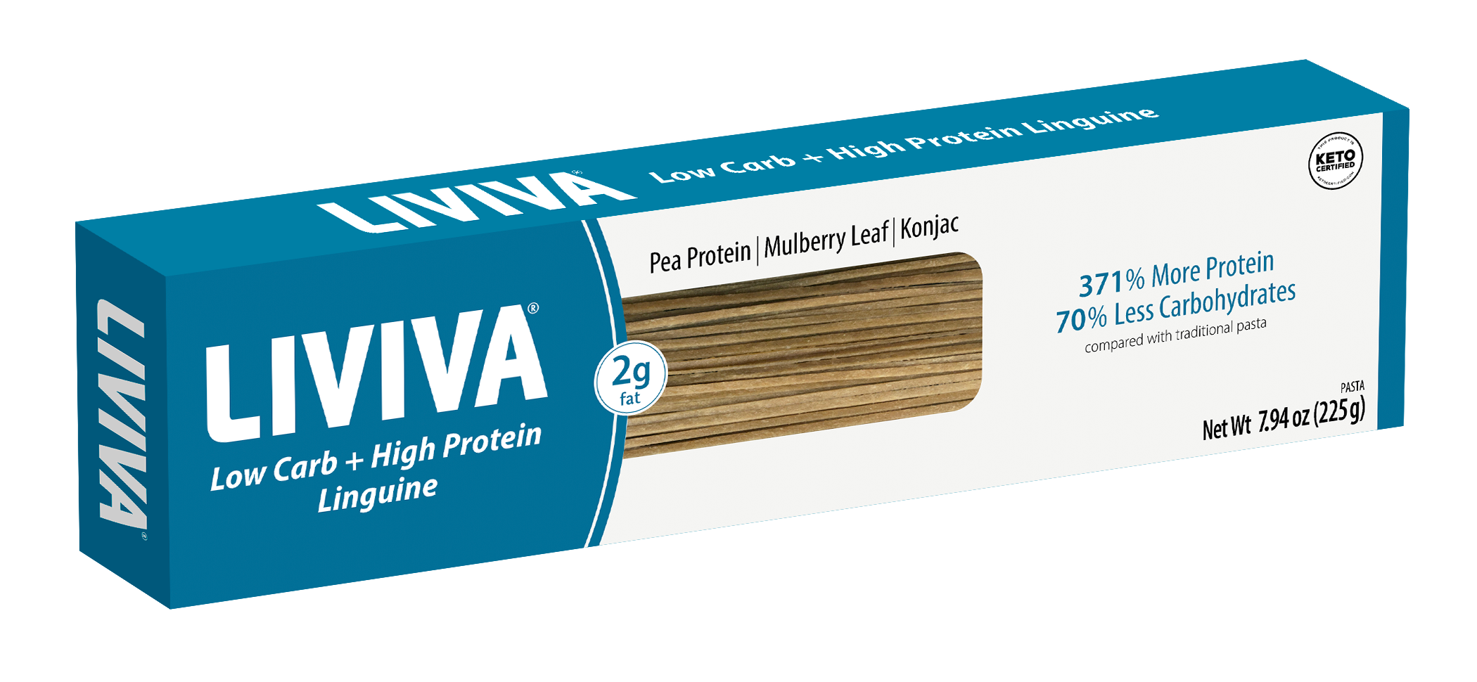 Low Carb High Protein Linguine Pasta (Case of 6)