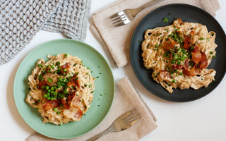 Decadent Smoky Alfredo Pasta - Livivafoods.com