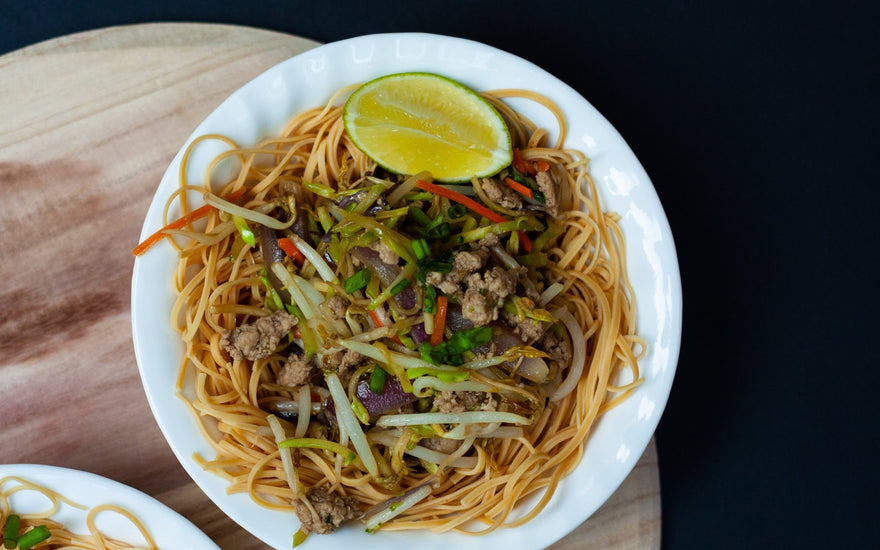 Egg Roll Noodles with Soybean Spaghetti - Livivafoods.com