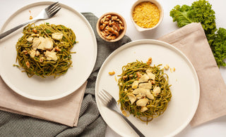 Garlicky Green Spaghetti - Livivafoods.com