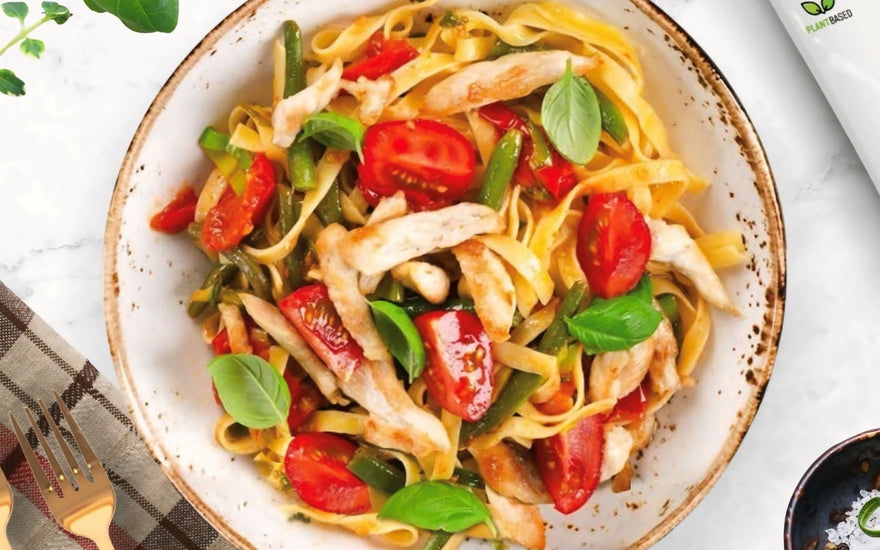 LIVIVA Shirataki Fettuccine Salad - Livivafoods.com