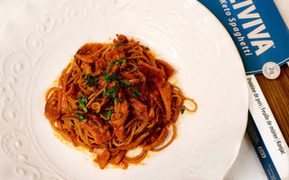 Spicy Squid Ragu with Spaghetti - Livivafoods.com