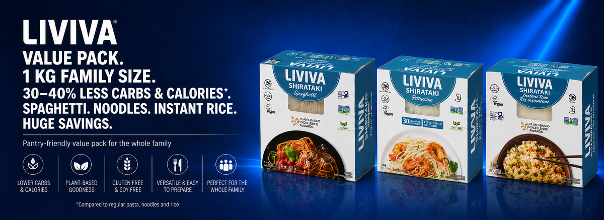 LIVIVA | Low Carb High Protein Pasta & Rice! – Livivafoods.com