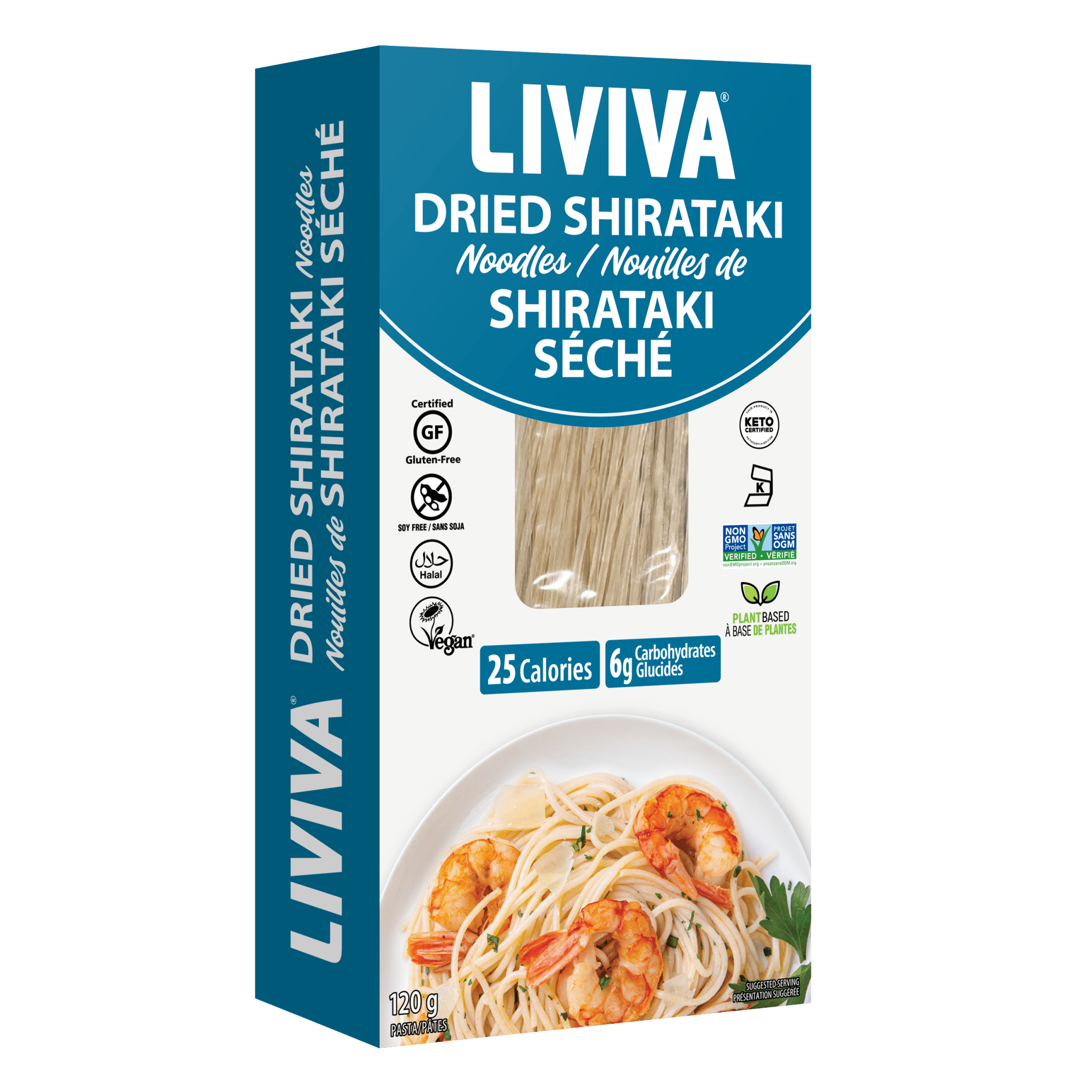 Dried Shirataki Noodles (6 - 24 pk) - Livivafoods.com