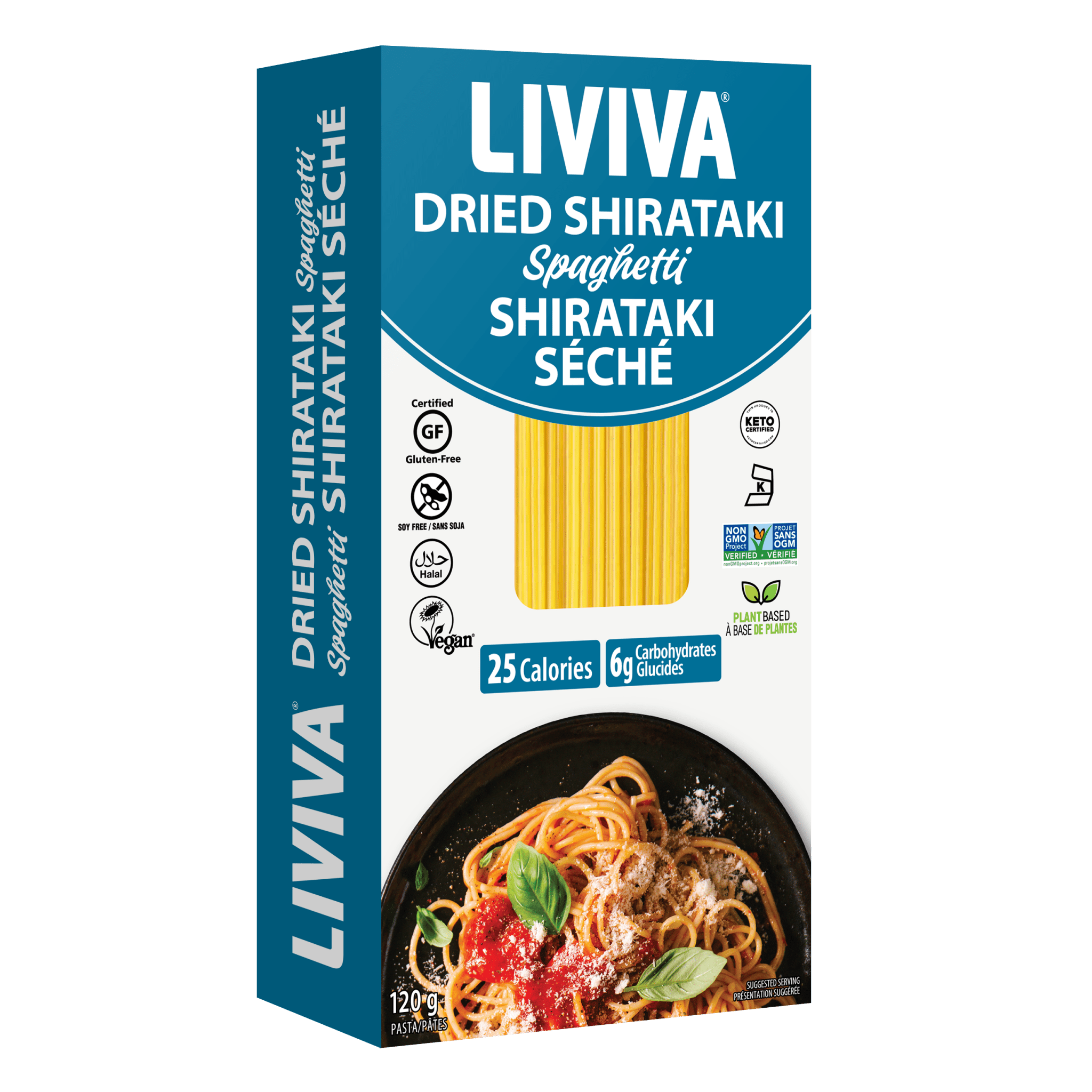Dried Shirataki Spaghetti (6 - 24 pk) - Livivafoods.com