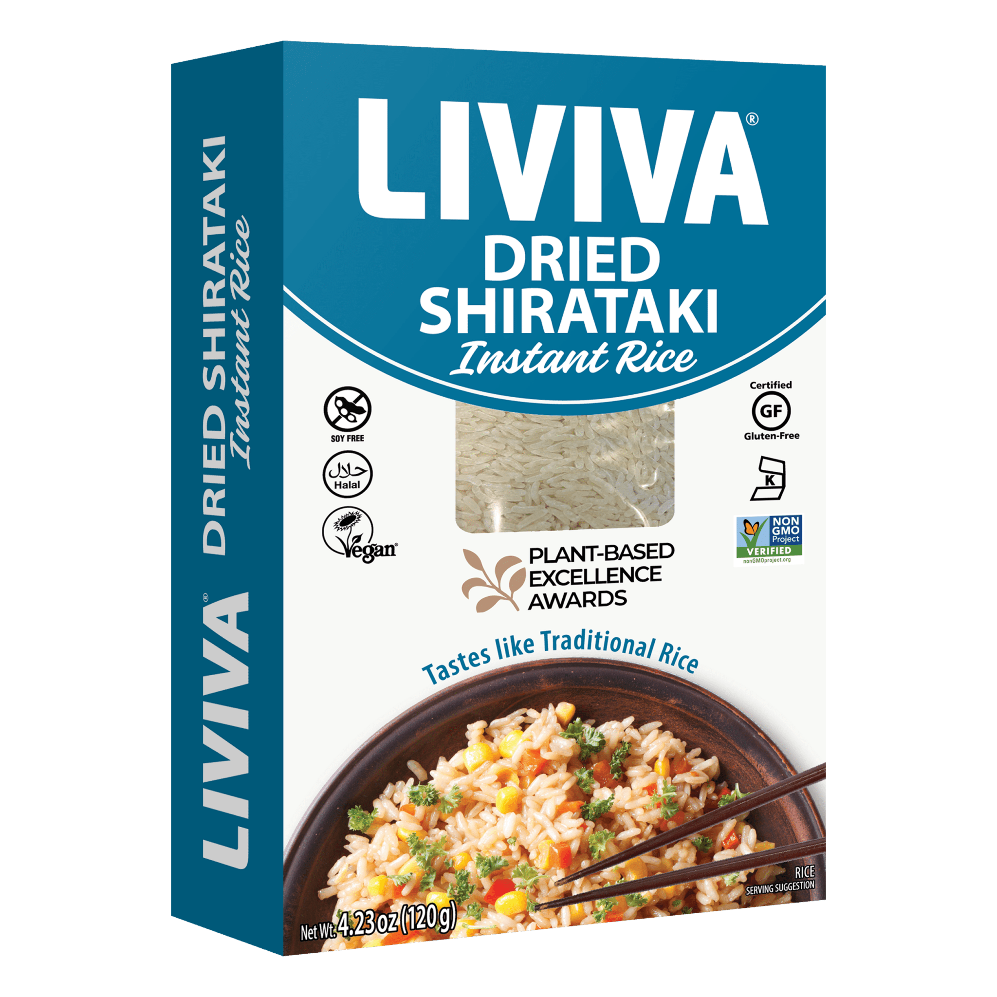 NEW PRODUCT - Dried Shirataki Instant Rice (6 - 24 pk) - Livivafoods.com