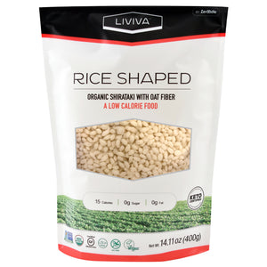 Organic Rice Shaped Shirataki with Oat Fiber